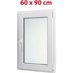 Bravo Plastové okno UNI OS1 60X90 P, bílé – Hledejceny.cz