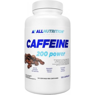 Allnutrition Caffeine 200 Power 100 kapslí – Zboží Mobilmania