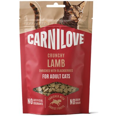 CARNILOVE Cat CRUNCHY Snack Lamb enriched with Blackberries 50 g – Hledejceny.cz