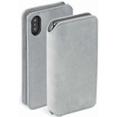Krusell Broby 4 Card SlimWallet Apple iPhone XS light šedé