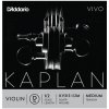 Struna D'Addario Kaplan Vivo Violin D String 1/2 Scale Medium Tension