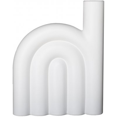 Váza Rope White Medium 25 cm DBKD – Sleviste.cz