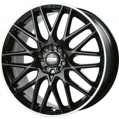 CMS C25 7x17 5x112 ET49 black polished rim – Hledejceny.cz