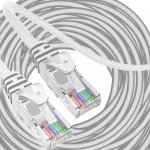 Izoxis 22532 Síťový RJ45-RJ45, 30 m, šedá – Zboží Živě