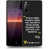 Pouzdro a kryt na mobilní telefon Sony Pouzdro Picasee silikonové Sony Xperia 10 II - Kazma - SVĚT PATŘÍ TĚM, CO SE NEPOSEROU černé