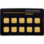 Argor-Heraeus Multicard zlatý slitek 10 x 1 g – Zboží Mobilmania