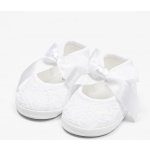 New Baby Kojenecké capáčky s mašličkou bílá – Zboží Dáma