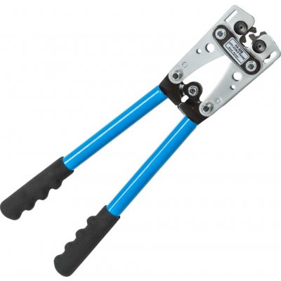 tectake 401635 pákové lisovací kleště na trubková kabelová oka a spojky 6-50 mm² - modrá modrá ocel – Zboží Mobilmania