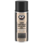 K2 Rychleschnoucí černá strukturální barva na plasty Bumper Spray, 400 ml (černá) – Zbozi.Blesk.cz