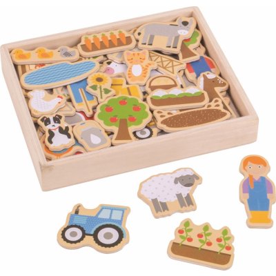 Bigjigs Toys magnetické farma – Zbozi.Blesk.cz