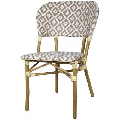 Chic Antique Venkovní latté bistro židle La Rochelle s výpletem 62x53x82 cm – Hledejceny.cz