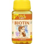 VitaHarmony Biotin 300 mcg + Selen + Zinek 80 tablet – Zboží Mobilmania