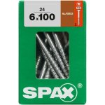 Spax Vrut talíř.hlava Hi.Force T-Star+ T30 4CUT část.závit Wirox 6x100 mm 24 ks – Hledejceny.cz