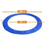 Aga kryt pružin na trampolínu 460cm modrá – Zboží Mobilmania