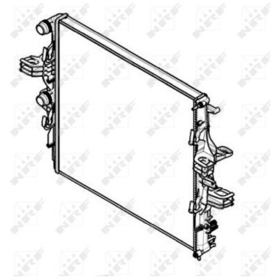 Chladič, chlazení motoru NRF (58431) | Zboží Auto