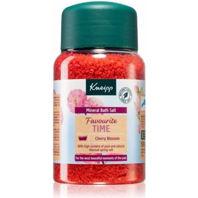 Kneipp Favourite Time Cherry Blossom sůl do koupele s minerály 500 g