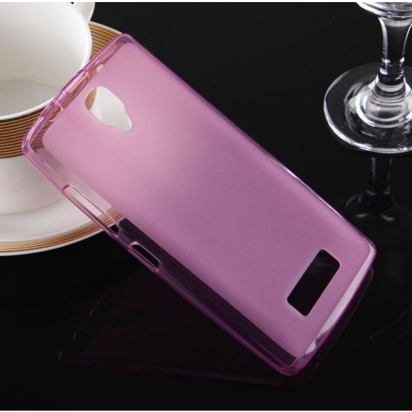 Pouzdro a kryt na mobilní telefon Pouzdro SES Silikonové mléčné ochranné Lenovo A2010 Dual SIM - růžové