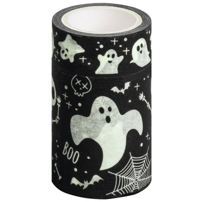 Ozdobná lepicí páska se světelným efektem - duchové – Zboží Živě