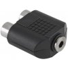 CABLETECH Jack 3,5 - 2x RCA Redukce ZLA0311S
