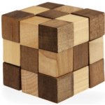 Dřevěný hlavolam krychle – Sleviste.cz