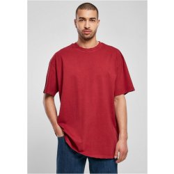 Oversized Distressed Tee brickred