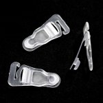 Velvety plastové transparentní - podvazkové zapínání 10mm – Zboží Dáma