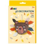 Avenir 3D dekorace na zeď Medvěd – Hledejceny.cz