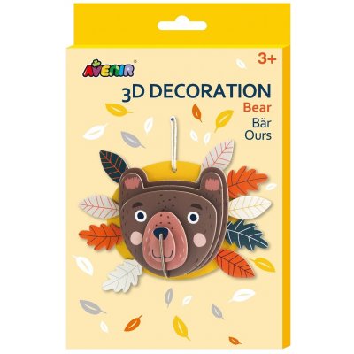 Avenir 3D dekorace na zeď Medvěd – Hledejceny.cz