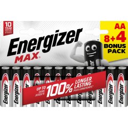Energizer Max AA 12ks E303325100
