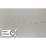 D57387 Vánoční dekorativní osvětlení drátky 64 LED teple bílé Nexos – Hledejceny.cz