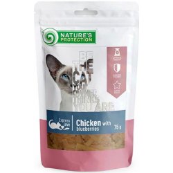 Natures Protection Snack cat Chicken & blueberries 12 x 75 g