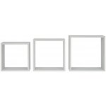 LIVARNO home Regálové kostky, sada 3 ks, 30 x 30 cm (bílá) – Zboží Dáma