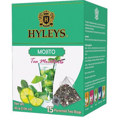 Hyleys Tea Mocktails Black Mojito Pyramid 15 x 2 g