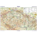 Česko - vlastivědná mapa, 1 : 1 100 000 / obrysová mapa / 46 x 32 cm – Hledejceny.cz