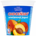 Choceňská mlékárna Choceňský smetanový jogurt broskev 150 g – Zboží Dáma