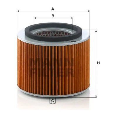 MANN FILTER Vzduchový filtr C 18 006 – Hledejceny.cz