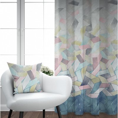 Ervi Bavlněný závěs - geometrická abstrakce – Hledejceny.cz