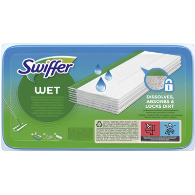 Swiffer Wet Citrus Fresh náhradní vlhčené ubrousky na podlahu 20 ks – Zboží Dáma