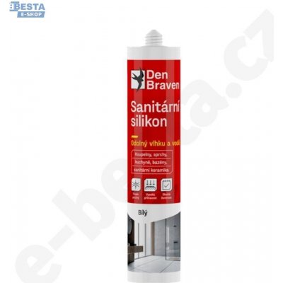 Den Braven Sanitární silikon 280ml bílý – HobbyKompas.cz