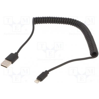 Gembird CC-LMAM-1.5M kroucený, USB 2.0, vidlice Apple Lightning,USB A vidlice – Zboží Mobilmania