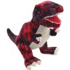 Loutka Dino Maňásek na ruku Malý T-Rex červený Babys 35 cm
