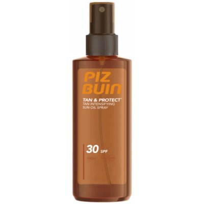 Piz Buin Tan & Protect Oil Spray opalovací olej urychlující opalování SPF30 150 ml – Hledejceny.cz