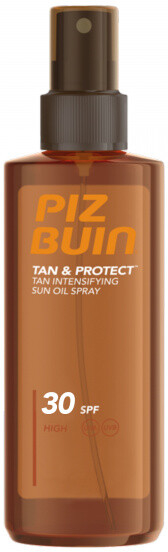 Piz Buin Tan & Protect Oil Spray opalovací olej urychlující opalování SPF30 150 ml