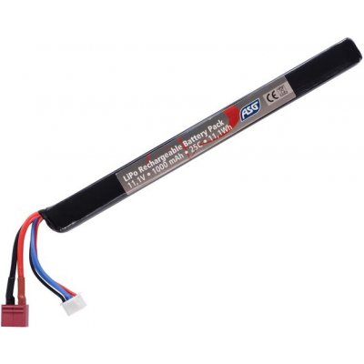 ASG Li-Po Stick 11,1 V 1000 mAh 25 C T-plug – Zbozi.Blesk.cz