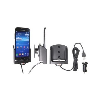 Brodit držák do auta na Samsung Galaxy S4 Mini bez pouzdra, s nabíjením z cig. zapalovače/USB 521544 – Zboží Mobilmania