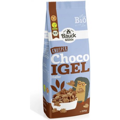 Bauckhof Bezlepkové cereálie čokoládoví ježci BIO, 225 g – Zboží Dáma