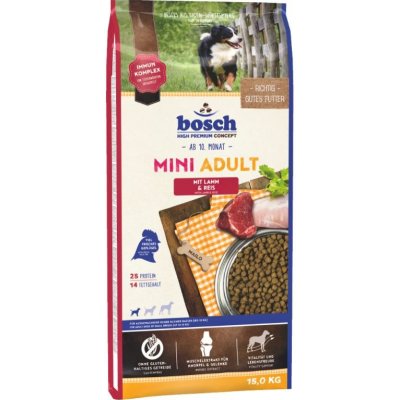 bosch Mini Adult Lamb & Rice 1 kg – Hledejceny.cz