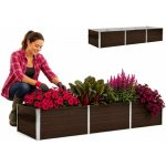 VidaXL vyvýšený záhon hnědý 240 x 80 x 45 cm pozinkovaná ocel – Sleviste.cz