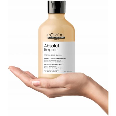 L'Oréal Expert Absolut Repair Gold Quinoa Shampoo 300 ml – Zboží Mobilmania