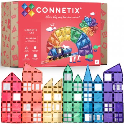 Connetix Rainbow Mega Pack 212 ks – Zboží Dáma